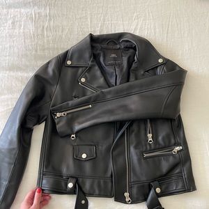 Zara Moro Jacket black leather